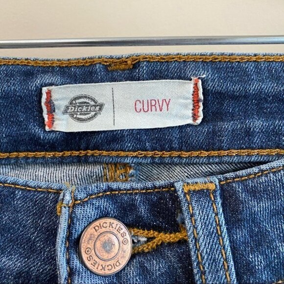 Dickies High Waisted Curvy Jeans Size 2 - Picture 4 of 9